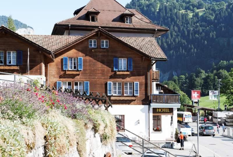 Ferienwohnung Bahnhoefli Lauterbrunnen Esterno foto