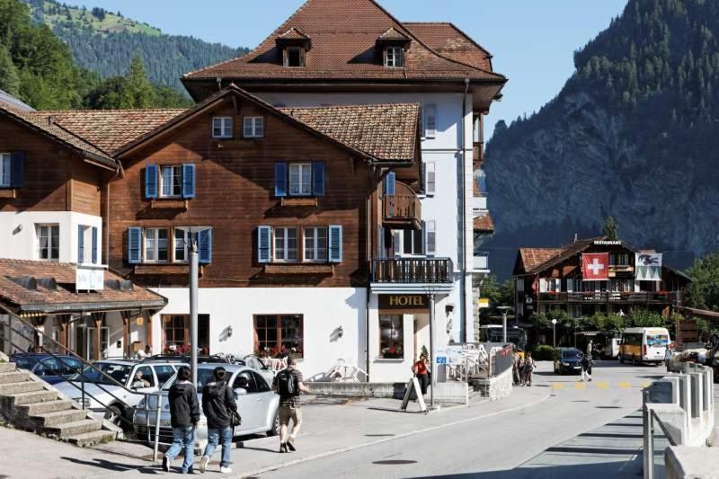 Ferienwohnung Bahnhoefli Lauterbrunnen Esterno foto