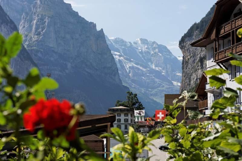 Ferienwohnung Bahnhoefli Lauterbrunnen Esterno foto